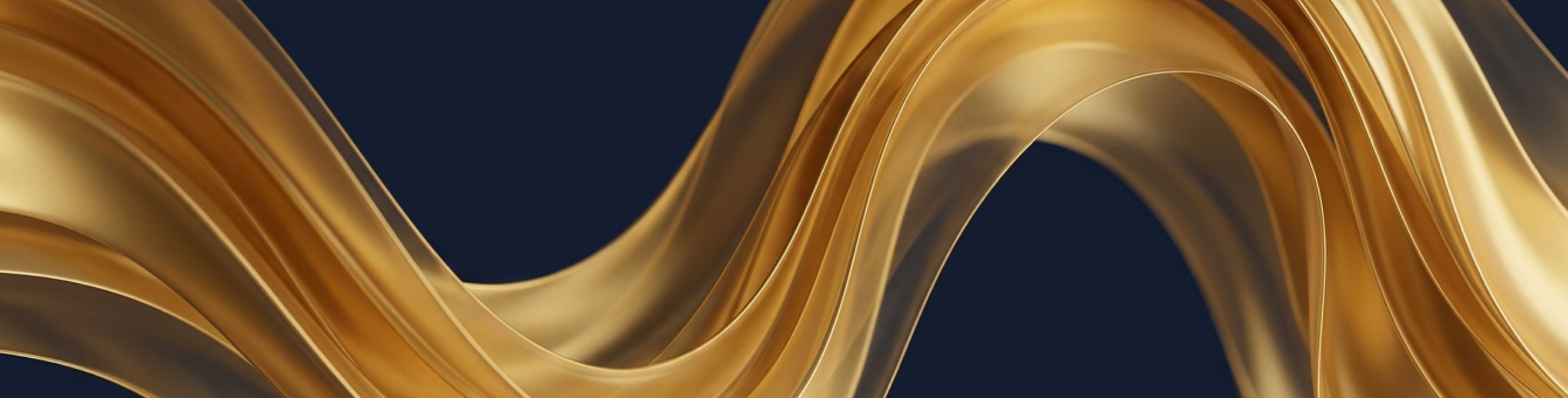 Abstract gold and navy background representing mental clarity and calm